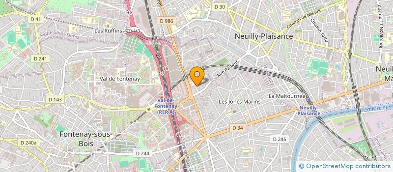localisation de l'entreprise MAISON ROUGE à FONTENAY-SOUS-BOIS