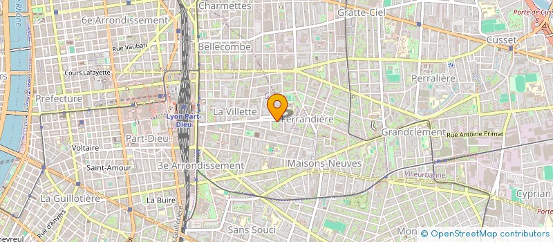 localisation de l'entreprise MAISON ROUGE RECORD  LYON