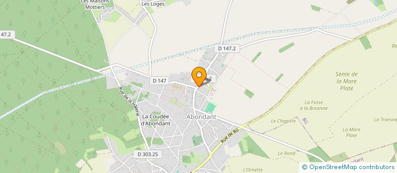localisation de l'entreprise MAISON ROULLAND à ABONDANT