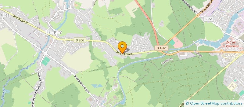 localisation de l'entreprise MAISON ROULOT  UXEGNEY