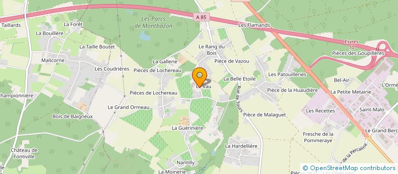 localisation de l'entreprise MAISON ROUSSEAU  ESVRES