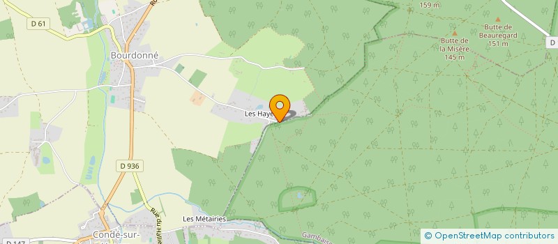 localisation de l'entreprise MAISON ROUSSEAU  BOURDONNE