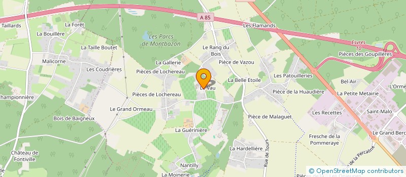 localisation de l'entreprise MAISON ROUSSEAU  ESVRES