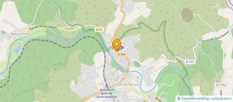 localisation de l'entreprise MAISON ROUSSEL  SAINT-AMBROIX