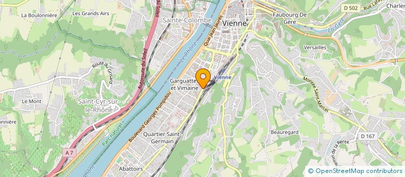 localisation de l'entreprise MAISON ROYER à VIENNE
