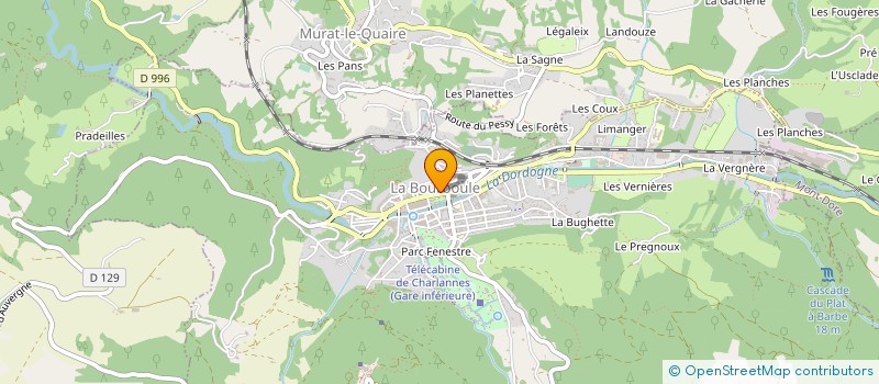 localisation de l'entreprise MAISON ROZIER  LA BOURBOULE