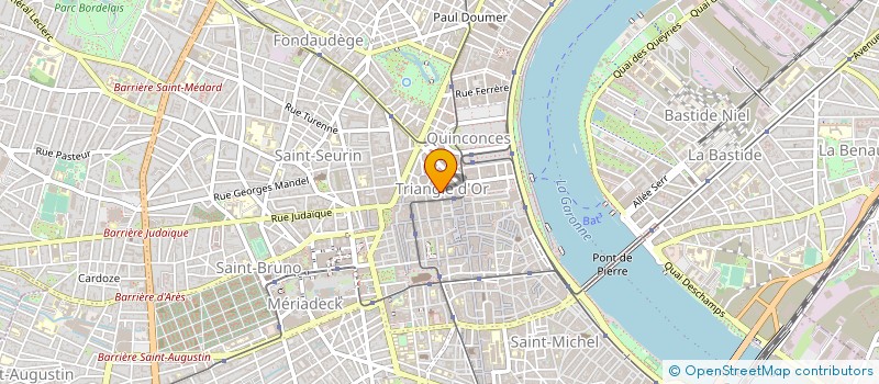 localisation de l'entreprise MAISON RUBBEL LUNETIER à BORDEAUX