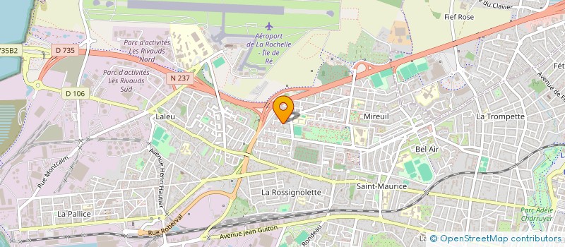 localisation de l'entreprise MAISON RUE HENRI BORDEAUX  LA ROCHELLE