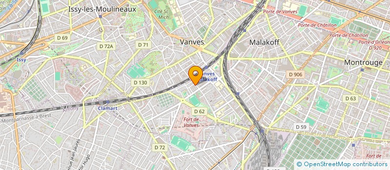 localisation de l'entreprise MAISON S & H  MALAKOFF