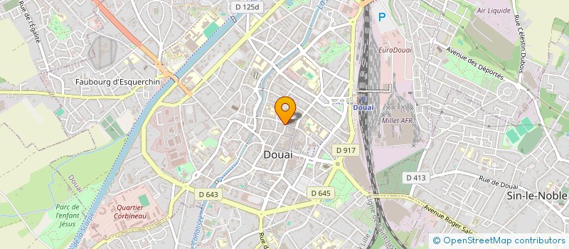 localisation de l'entreprise MAISON SAAM  DOUAI