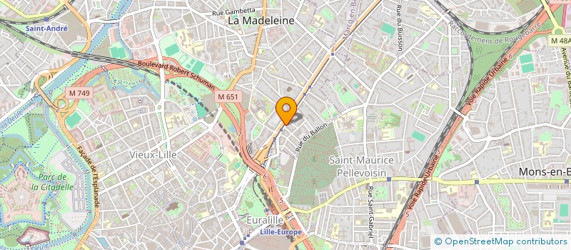 localisation de l'entreprise MAISON SAINT-LEGER à LA MADELEINE
