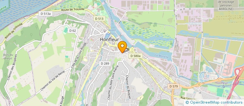 localisation de l'entreprise MAISON SAINT LEONARD à HONFLEUR
