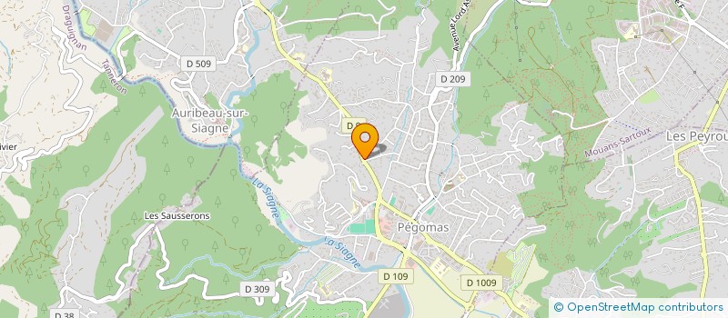 localisation de l'entreprise MAISON SAINT PIERRE  PEGOMAS