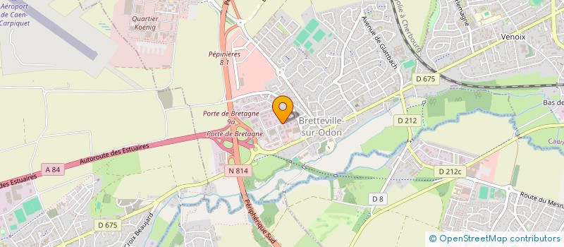 localisation de l'entreprise MAISON SALLES à BRETTEVILLE-SUR-ODON