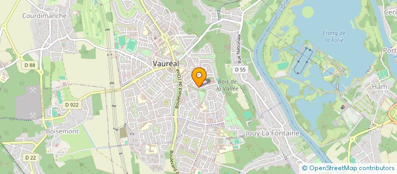 localisation de l'entreprise MAISON SAMIA CREATION  VAUREAL