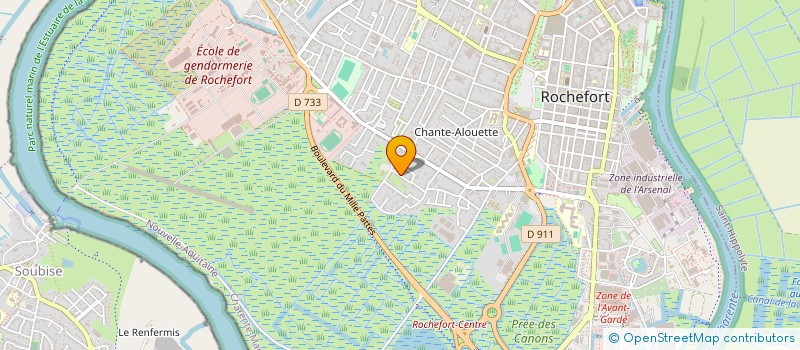 localisation de l'entreprise MAISON SANS TABOU à ROCHEFORT