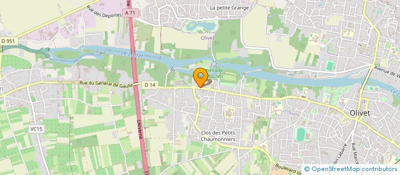localisation de l'entreprise MAISON SANS VIOLENCE à OLIVET
