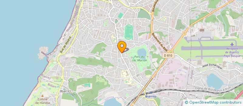 localisation de l'entreprise MAISON SAORA  BIARRITZ