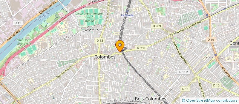 localisation de l'entreprise MAISON SAUNIER COLOMBES à COLOMBES