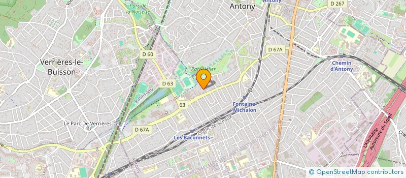 localisation de l'entreprise MAISON SAVIGNAC à ANTONY