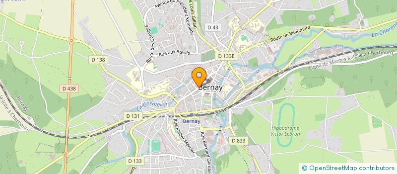 localisation de l'entreprise MAISON SAVOYE  BERNAY