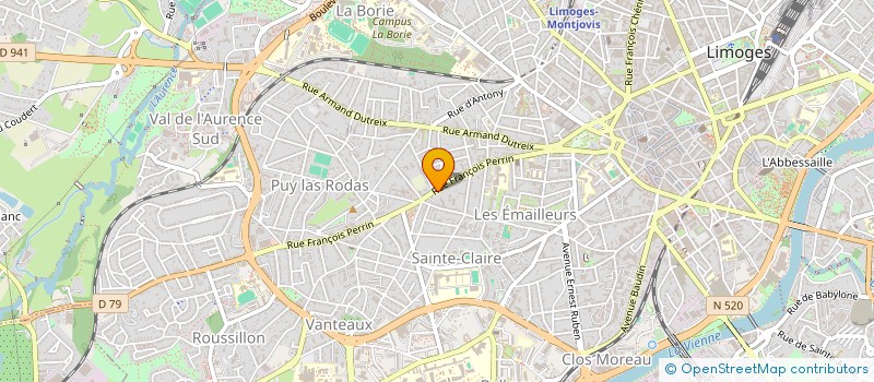 localisation de l'entreprise MAISON SAZERAT à LIMOGES