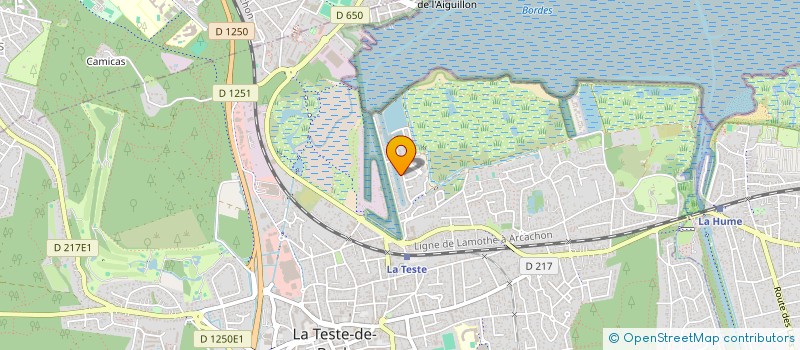 localisation de l'entreprise MAISON SCOTTI  LA TESTE-DE-BUCH