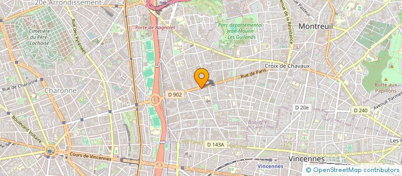 localisation de l'entreprise MAISON SEBON à MONTREUIL