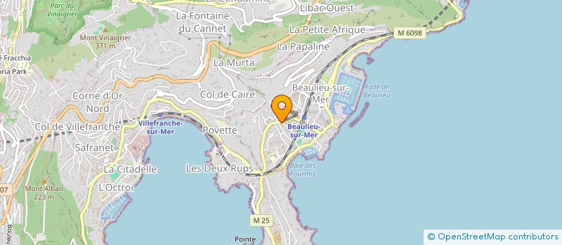 localisation de l'entreprise MAISON SEMA  BEAULIEU-SUR-MER