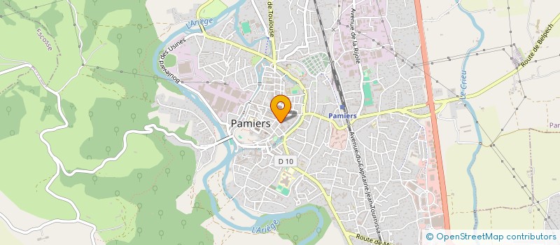 localisation de l'entreprise MAISON SENEGAS à PAMIERS