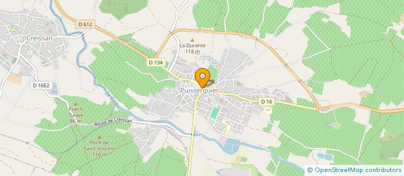 localisation de l'entreprise MAISON SERAPHIN  PUISSERGUIER