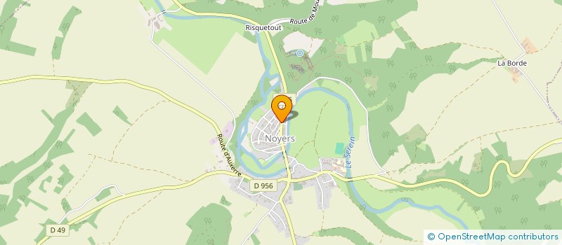 localisation de l'entreprise MAISON SEREIN  NOYERS