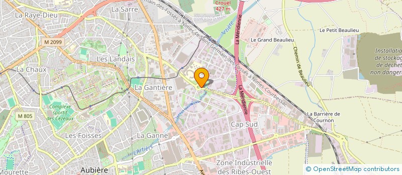 localisation de l'entreprise MAISON SEREINE D'AUVERGNE  CLERMONT FERRAND