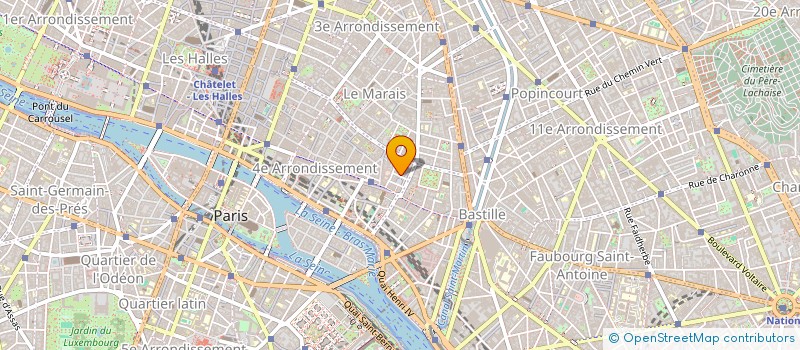 localisation de l'entreprise MAISON SIRVEN  PARIS