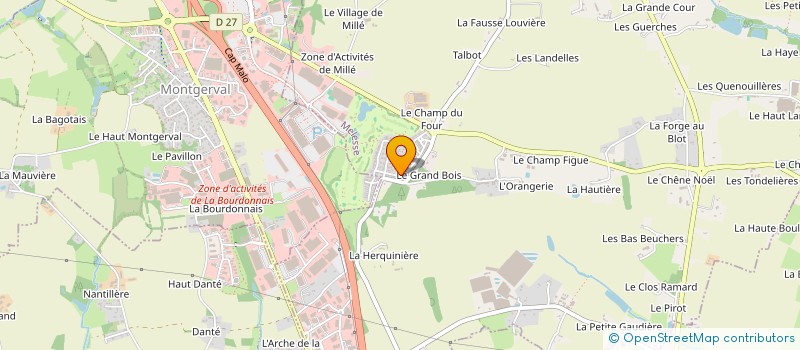 localisation de l'entreprise MAISON SKYFALL  MELESSE