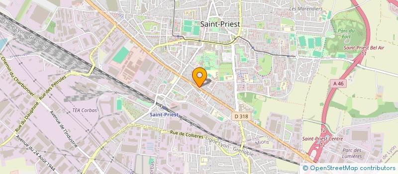 localisation de l'entreprise MAISON SOEURS  SAINT-PRIEST