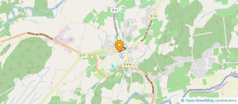 localisation de l'entreprise MAISON SOLYANA à GRIGNAN