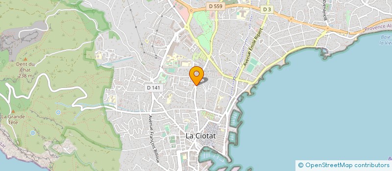 localisation de l'entreprise MAISON SORDILLON à LA CIOTAT
