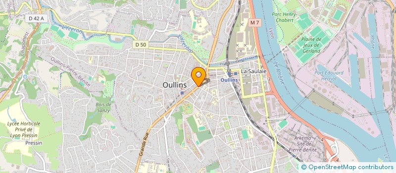 localisation de l'entreprise MAISON SOULI  OULLINS-PIERRE-BENITE