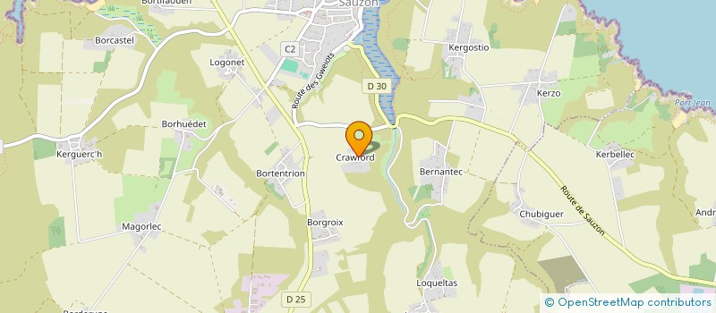 localisation de l'entreprise MAISON SOULIER  SAUZON