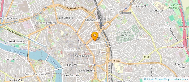 localisation de l'entreprise MAISON ST CLAIR  TOULOUSE