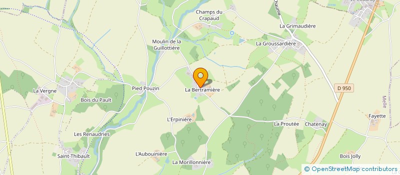 localisation de l'entreprise MAISON ST DOMINIQUE SAVIO à MELLE