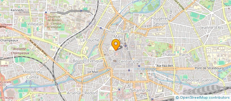 localisation de l'entreprise MAISON ST LOUIS FOYER PRETRES  RENNES