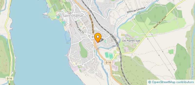 localisation de l'entreprise MAISON STRATEGIA  SAINT CHAMAS