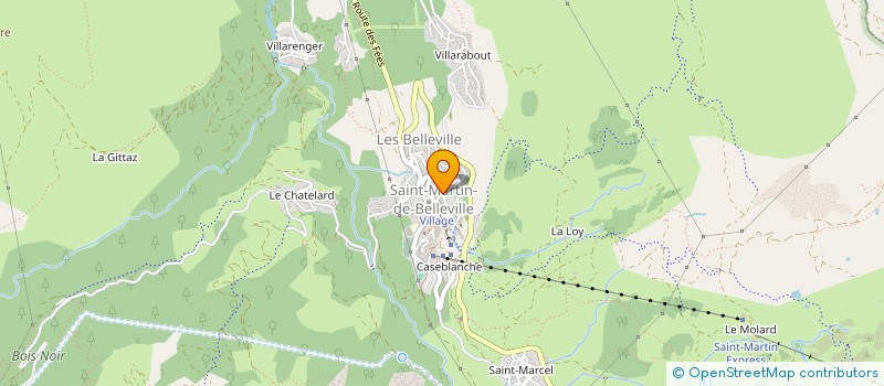 localisation de l'entreprise MAISON SUCHET à LES BELLEVILLE