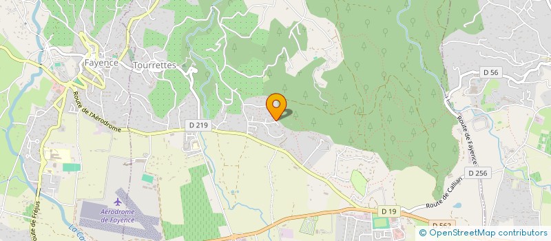 localisation de l'entreprise MAISON SUD  TOURRETTES