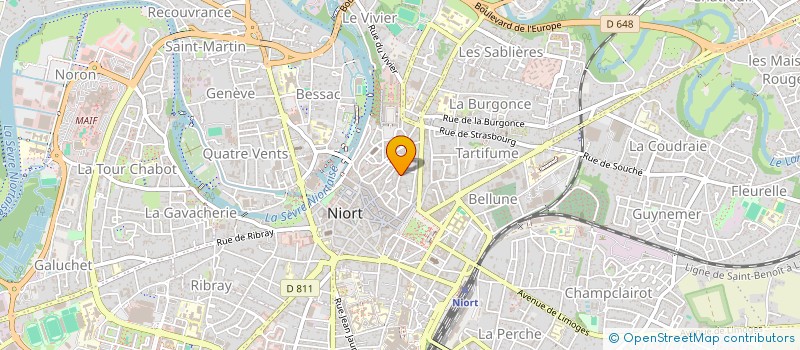 localisation de l'entreprise MAISON SUZANNE à NIORT