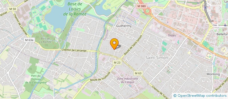 localisation de l'entreprise MAISON T4 PROCHE LAC, CLIM  TOULOUSE