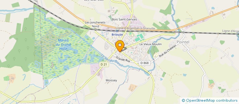 localisation de l'entreprise MAISON TABOURET  BRIOUZE