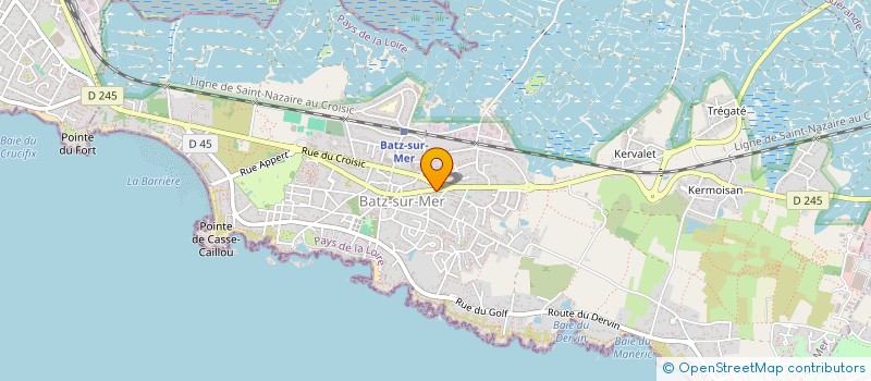 localisation de l'entreprise MAISON TAUGOURDEAU à BATZ-SUR-MER
